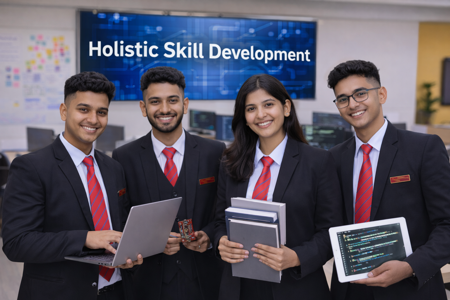 students in bca skill development lab